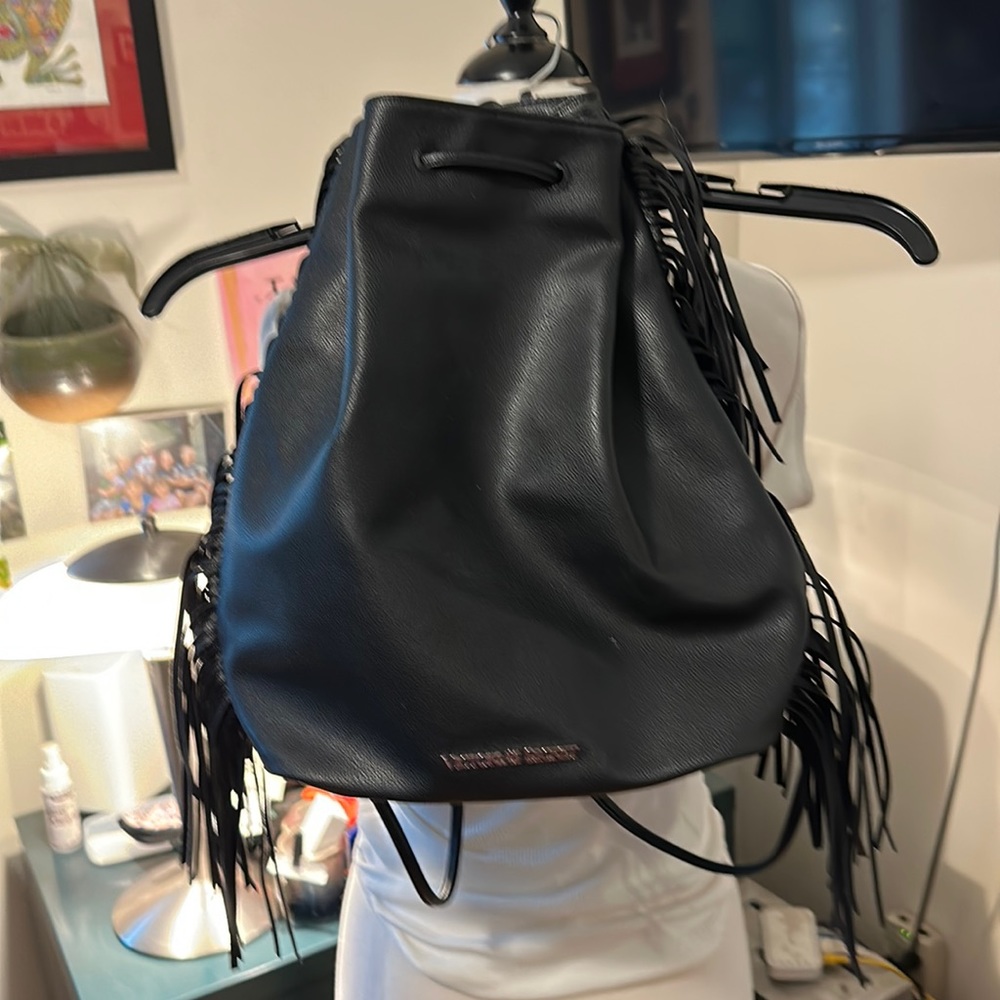 VS black fringe tote 🎒 backpack ❤️